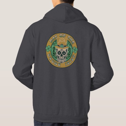 Punny Irish St. Patrick's Day Hoodie (Achterkant)