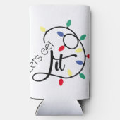 Punny Lets krijgen het | kerstlampjes Drink woords (Achterkant)