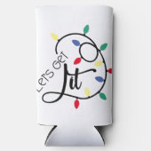 Punny Lets krijgen het | kerstlampjes Drink woords (Voorkant)