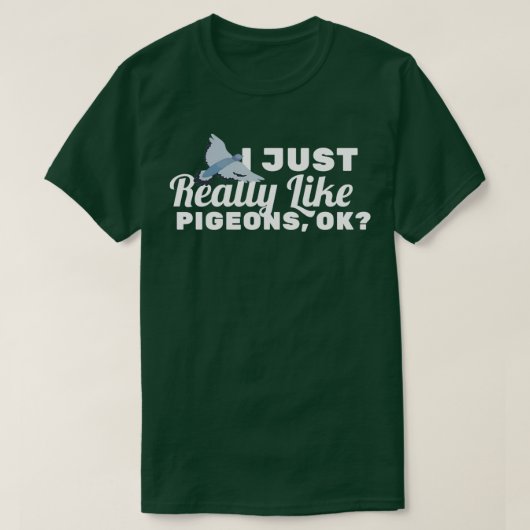 Punny Pigeon Design For Bird Lovers T-shirt (Design voorkant)