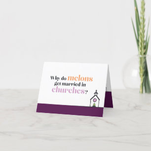 Punny Verloving Card Bedankkaart