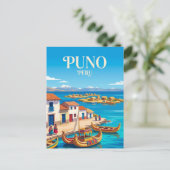 Puno Peru Briefkaart (Staand voorkant)
