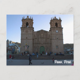 Puno, Perú, Puno Cathedral  Briefkaart