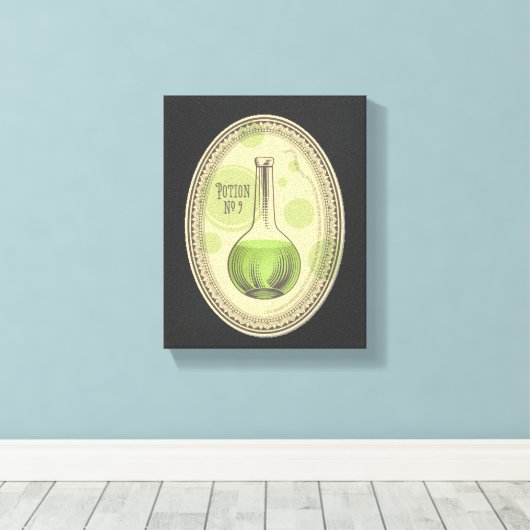 Punt 9 canvas afdruk (Insitu (Houten vloer))