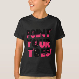 Punt je tenen Aerial Yoga Gymnast Aerialist Acro T-shirt