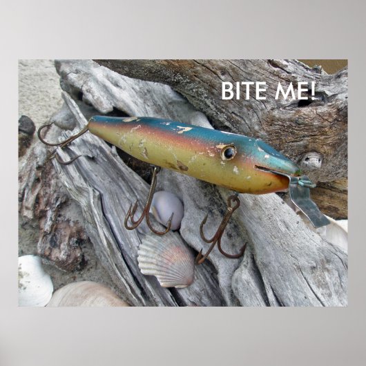  punt Jude Cape Codder Lure BITE ME! Poster (Voorkant)