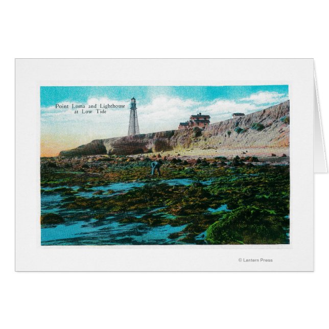 Punt Loma en vuurtoren op lage hoogte (Voorkant Horizontaal)