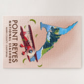 punt reyes nationale seashore - reisposter . legpuzzel (Horizontaal)
