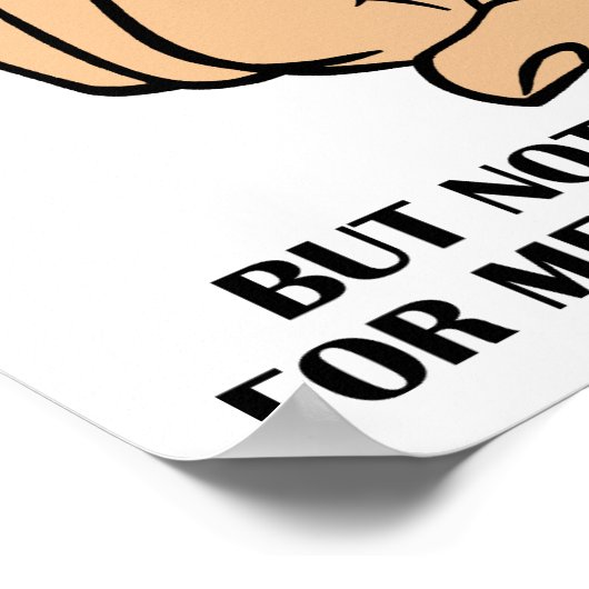 Punt uit Idiots Funny Poster (Hoek)