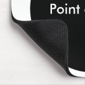 Punt van Zwart Muismat (Hoek)