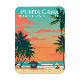 Punta Cana Beach Art Souvenir Dominicaanse Republi Magneet
