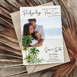 Punta Cana Beach Destination Wedding Save the Date