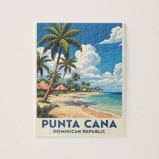 Punta cana beach paradise legpuzzel (Verticaal)