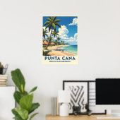 Punta cana beach paradise poster (Thuiskantoor)