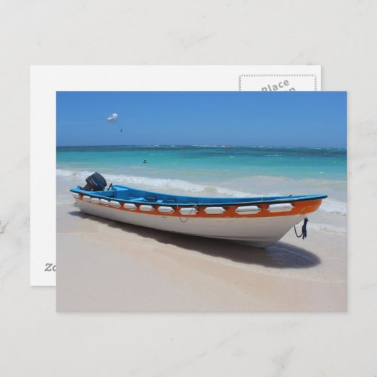 Punta Cana Boat Briefkaart (Voorkant / Achterkant)