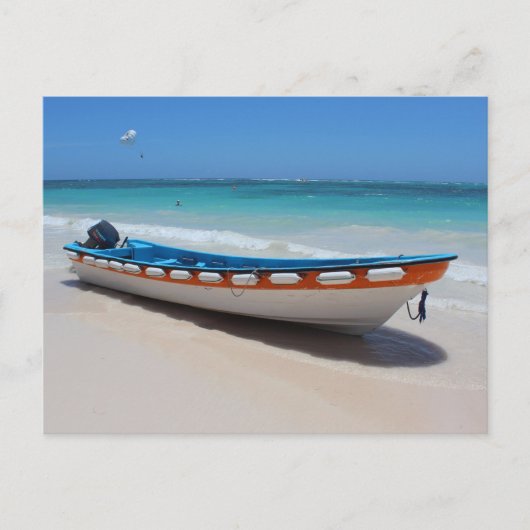 Punta Cana Boat Briefkaart (Voorkant)
