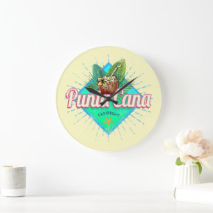 Punta Cana Caribisch Dominicaanse Republiek Retro Grote Klok