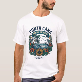 Punta Cana Caribische Vakantie 2027 T-shirt