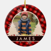 Punta Cana Dominicaanse Republiek Palm Tree Souven Keramisch Ornament (Achterkant)