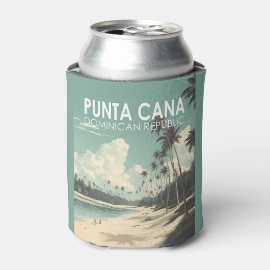 Punta Cana Dominicaanse Republiek Reiskunst  Blikjeskoeler (Blikje Voorkant)