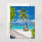Punta Cana Dominicaanse Republiek Reiskunst Briefkaart (Voorkant / Achterkant)