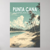 Punta Cana Dominicaanse Republiek Reiskunst  Poster (Voorkant)