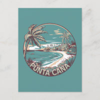 Punta Cana Dominicaanse Republiek Travel Art Badge