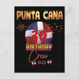 Punta Cana Dominicaanse Republiek Verjaardag Briefkaart