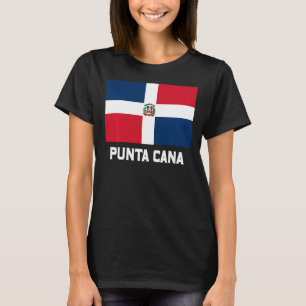 Punta Cana Dominicaanse Republiek Vlag Emblem Escu T-shirt