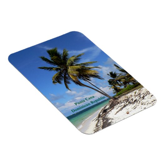 Punta Cana, Dominican Republic, coconut palm tree Magneet (Rechterzijde)