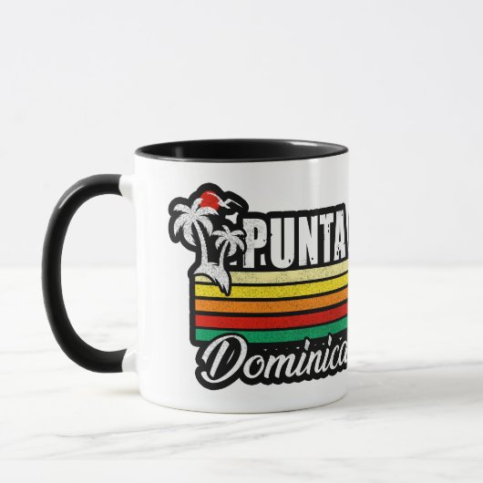 Punta Cana Dominican Republic - Retro Souvenir 80 Mok (Links)
