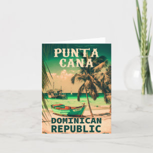 Punta Cana Dominican - Souvenir 80-jarige dank Bedankkaart