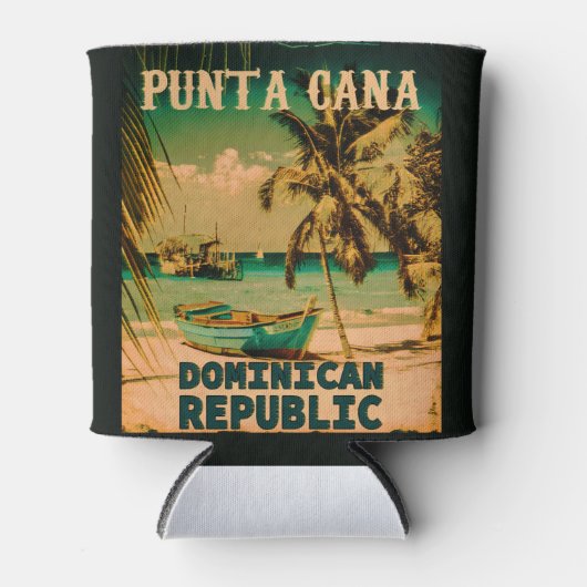 Punta Cana Dominican - Souvenir 80s Blikjeskoeler (Voorkant)