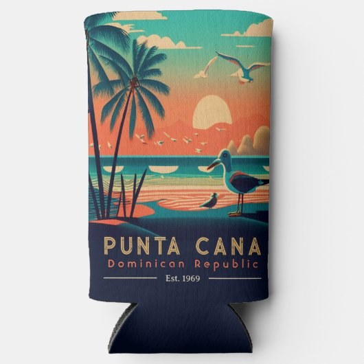 Punta Cana DR Retro Sunset Souvenirs jaren 60 (Voorkant)