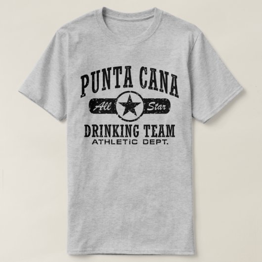Punta Cana Drink team T-shirt (Design voorkant)