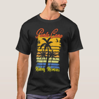 Punta Cana Familie Vacatie die Memories Beach V T-shirt