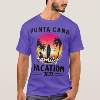 Punta Cana Family Vacation 2023 Matching Dominican T-shirt