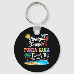 Punta Cana gezinsvakantie 2025 Straight Trippin T Sleutelhanger