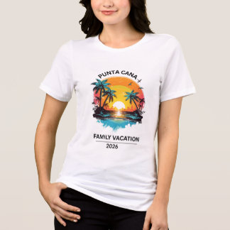 Punta Cana Gezinsvakantie Matching T-Shirt voor he