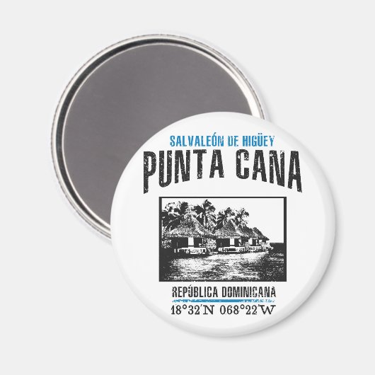 Punta Cana Magneet (Voorkant / Achterkant)