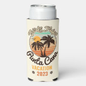 Punta Cana personaliseren Vakantie 2023 Retro 60s (Seltzer Achterkant)