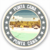 Punta Cana Sticker (Voorkant)