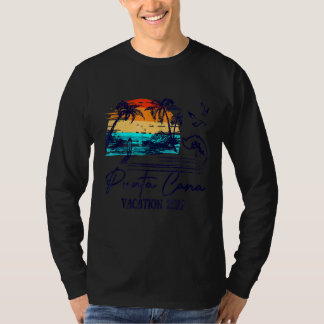 Punta Cana Stranden Zomer Vakantie Vrienden Famili T-shirt