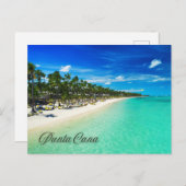 Punta Cana Tropical Sandy Beach Resort Uitzicht Briefkaart (Voorkant / Achterkant)