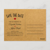Punta Cana Tropical Wedding Save the Dates Briefkaart (Achterkant)