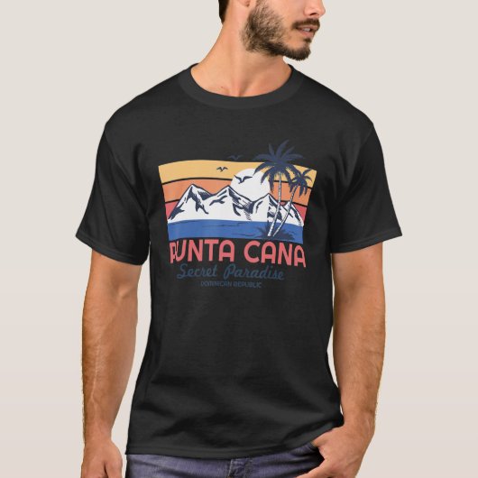 Punta Cana vacation, Punta Cana souvenirs Dominica T-shirt (Voorkant)