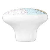 Punta Gorda Florida Authentic Nautical Chart Keramische Knop (Zijkant)