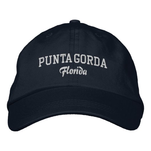 Punta Gorda Florida Casquette de baseball brodé (Devant)