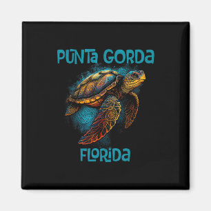 Punta Gorda Florida Fl Retro Vintage Strand Zee Sc Magneet