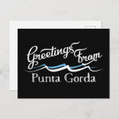 Punta Gorda Water Waves Briefkaart (Voorkant / Achterkant)